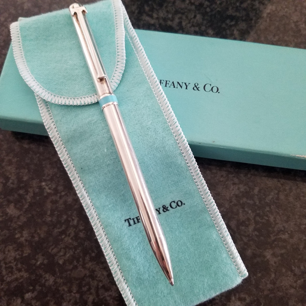 Tiffany &Co T clip Retractable ballpoint pen